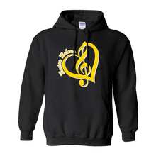 Load image into Gallery viewer, music note hoodie