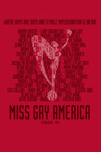 Load image into Gallery viewer, MGA Legacy in Red V Neck Supersoft Tee
