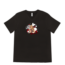 Load image into Gallery viewer, Tabbi Polka-Pop V Neck Tee
