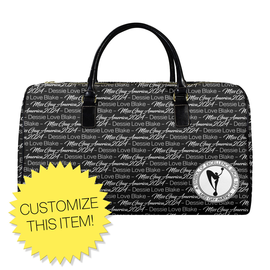 MGA Titleholder Customized Leather Travel Bag