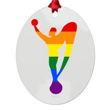 Load image into Gallery viewer, Mr Pride Flag 2020 Metal Ornament

