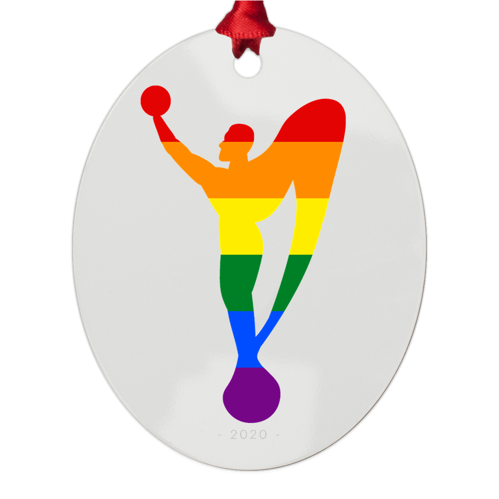 Mr Pride Flag 2020 Metal Ornament