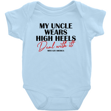 Load image into Gallery viewer, &quot;My Uncle Wears&quot; Newborn Onesie
