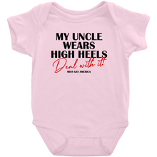 Load image into Gallery viewer, &quot;My Uncle Wears&quot; Newborn Onesie
