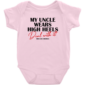 "My Uncle Wears" Newborn Onesie