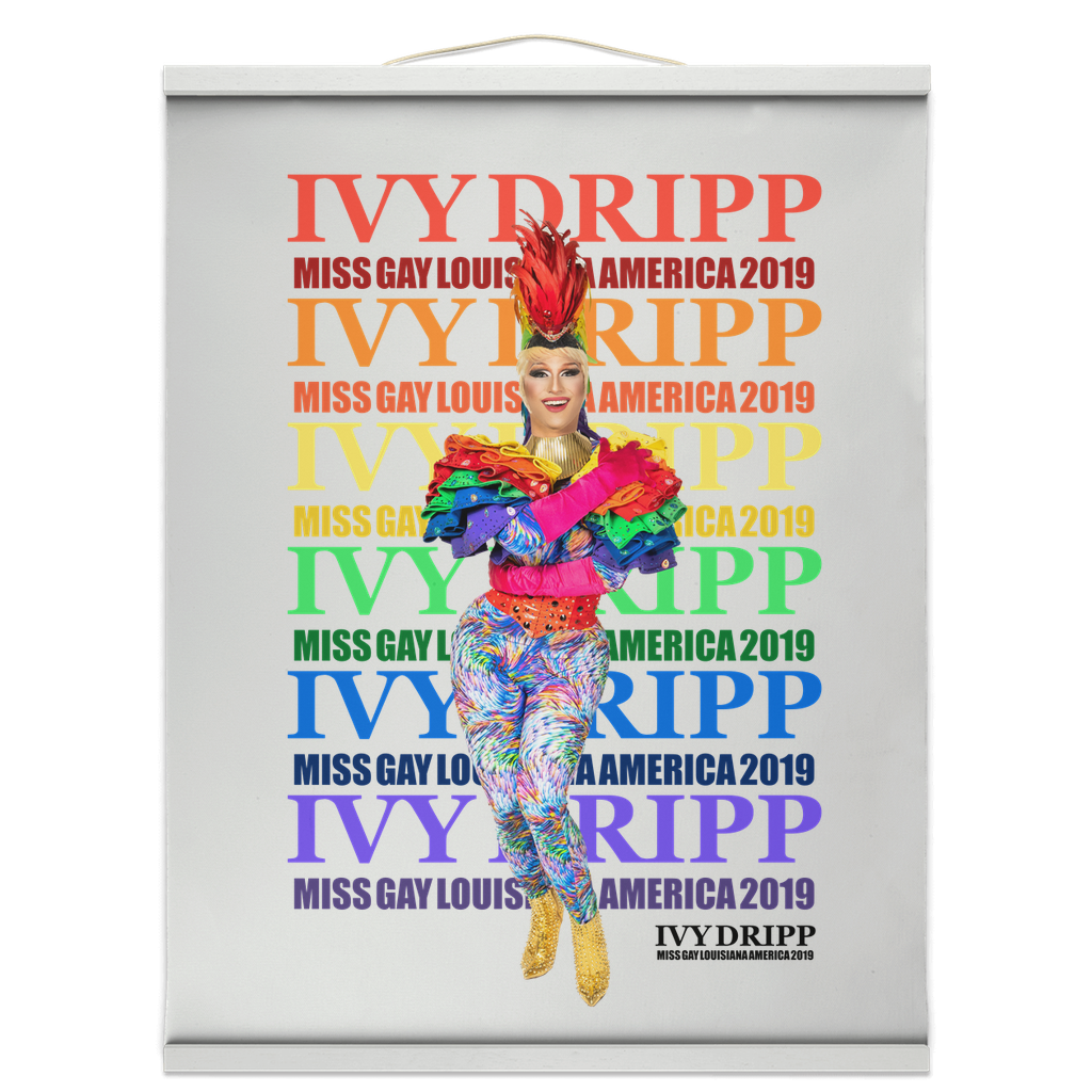 Ivy Dripp Louisiana Pride 2019 Hanging Canvas 16x20