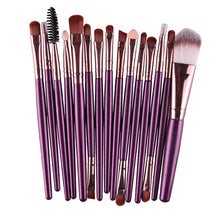 Load image into Gallery viewer, 15 Piece Assorted Makeup Brush Set
