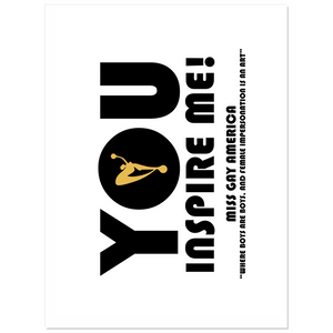 "Inspire Me" Promoter 3"x4" Sticker