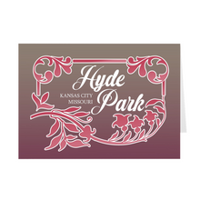 Load image into Gallery viewer, Hyde Park Revival in Red Blank Greeting Cards
