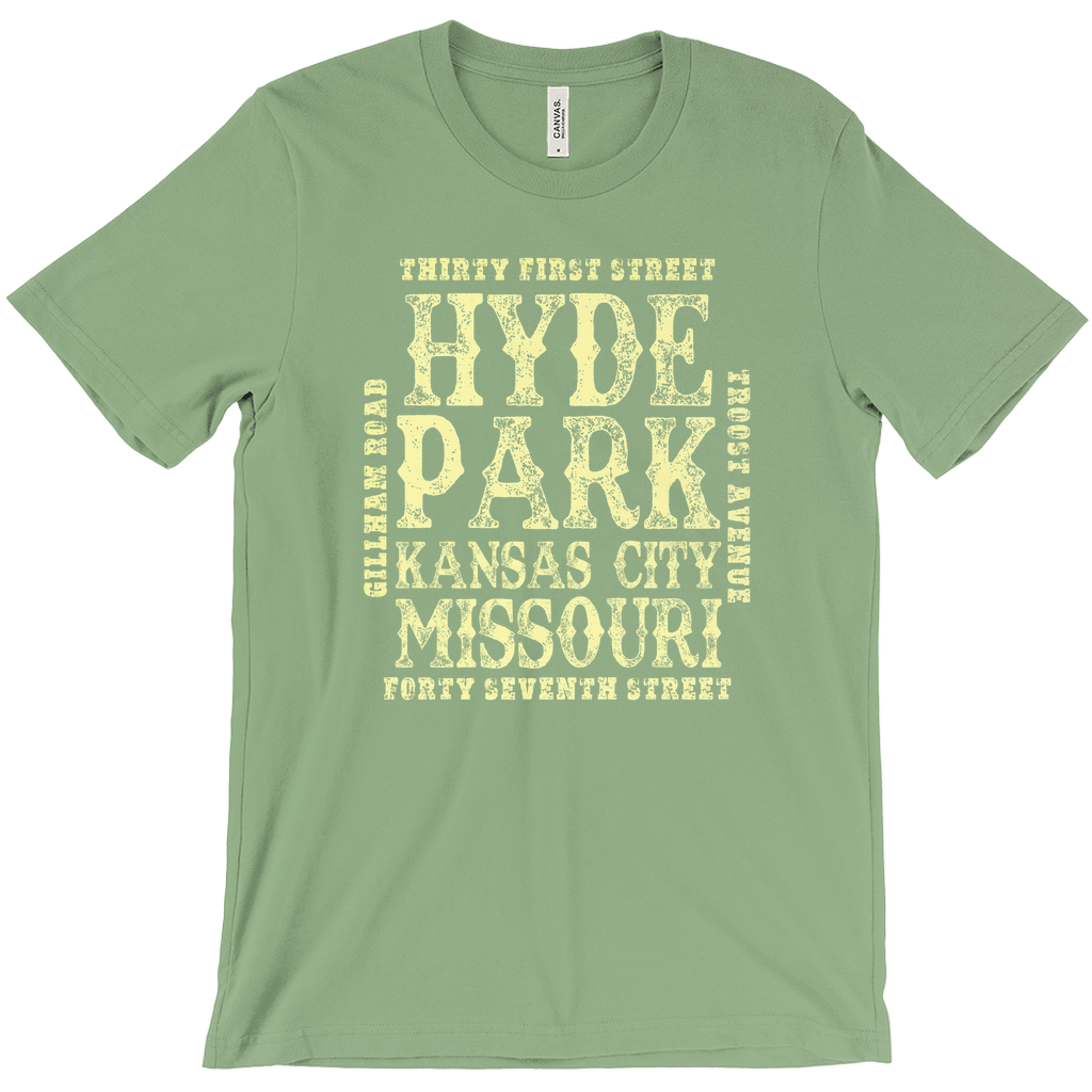 Hyde Park Block Tee in Green