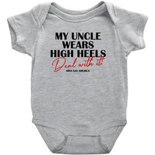 Load image into Gallery viewer, &quot;My Uncle Wears&quot; Newborn Onesie
