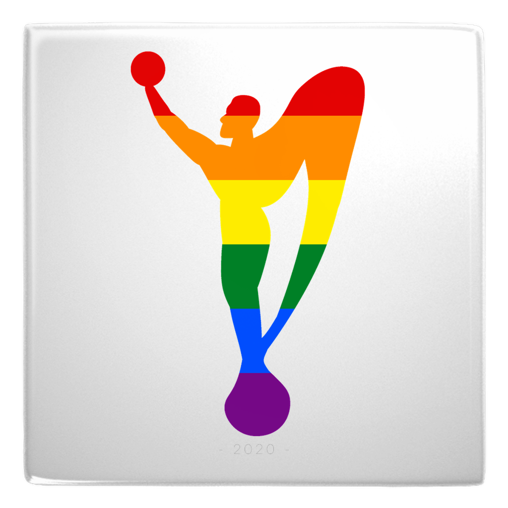 Mr Pride 2020 Flag Metal Magnet