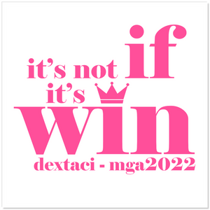"If/When" 5 inch Large Sticker