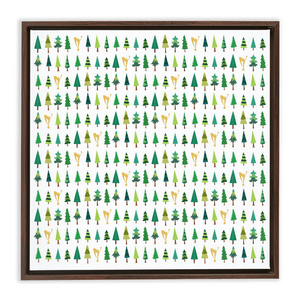 Excellence Tree Framed Canvas Print