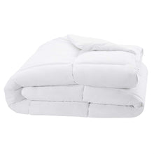 Load image into Gallery viewer, AmazonBasics Down Alternative Bed Comforter, Full / Queen, White, Light
