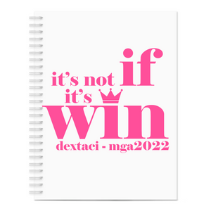 "If/Win" Office Notebook
