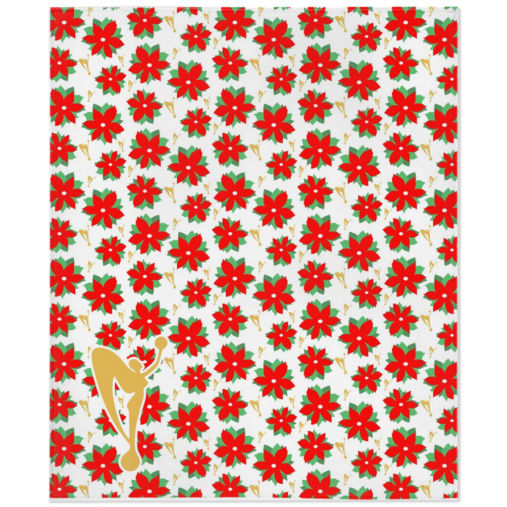 MGA Poinsettas Soft Blanket 50