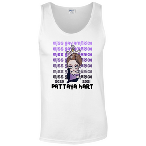 Pattaya Doodle in Purple Tank Top