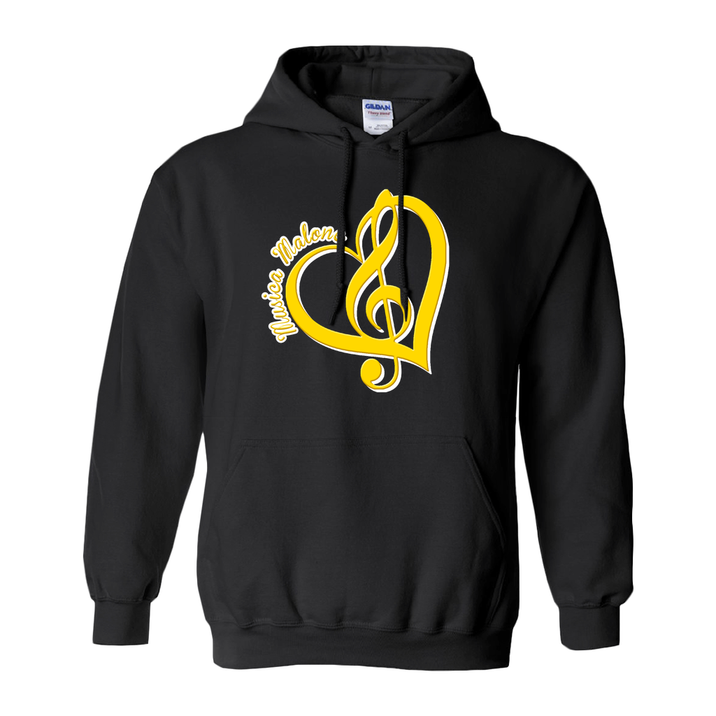 music note hoodie