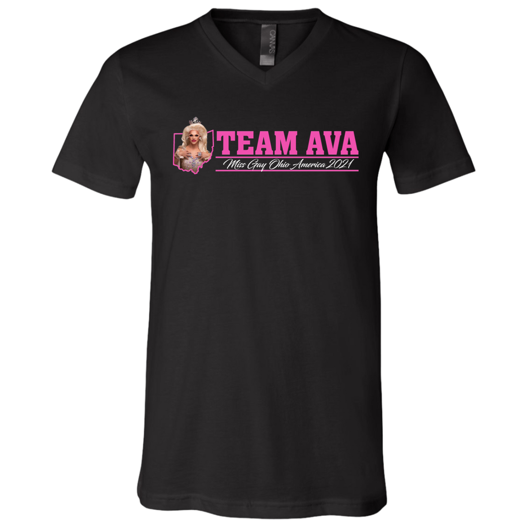 Team Ava Ohio America V Neck Tee