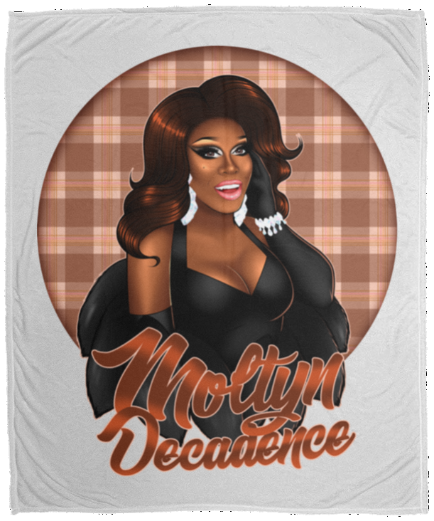 Moltyn Tartan Toon Fleece Blanket - 50x60