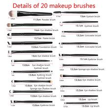 Load image into Gallery viewer, La Milee 20/5Pcs Makeup Brushes Set Eye Shadow Foundation Powder Eyeliner Eyelash Lip Make Up Brush Cosmetic Beauty Tool Kit Hot
