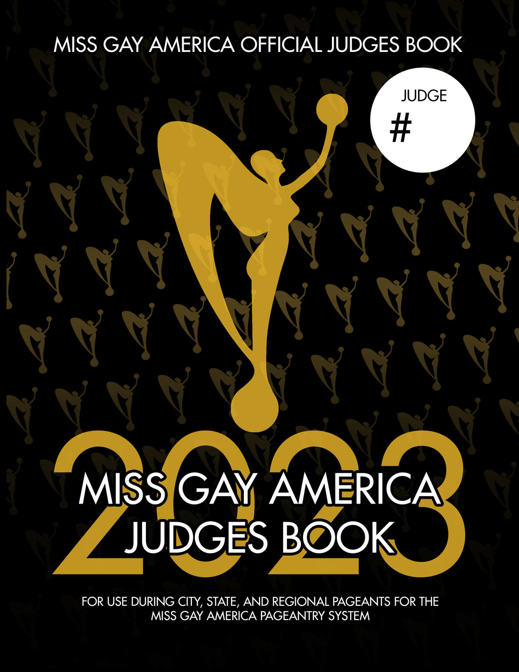 Miss Gay America Judging Book (qty: 5) - 12 Contestants