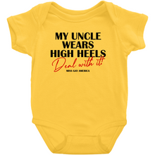 Load image into Gallery viewer, &quot;My Uncle Wears&quot; Newborn Onesie
