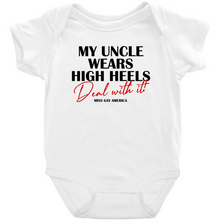 Load image into Gallery viewer, &quot;My Uncle Wears&quot; Newborn Onesie
