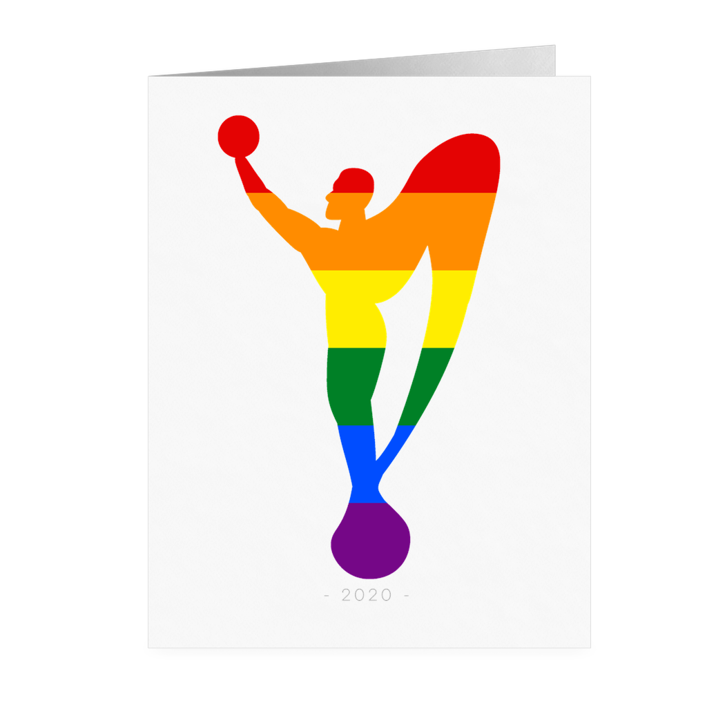 Mr Pride Flag Blank Cards