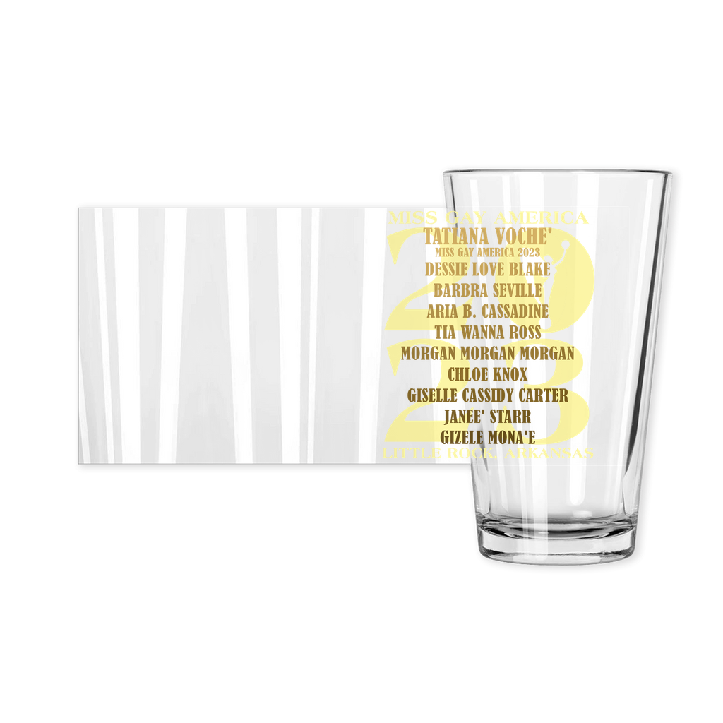 MGA TOP 10 2023 20oz Pint Glass