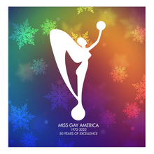 Load image into Gallery viewer, MGA Prismatic Snowflake Glossy Holiday Card 2022
