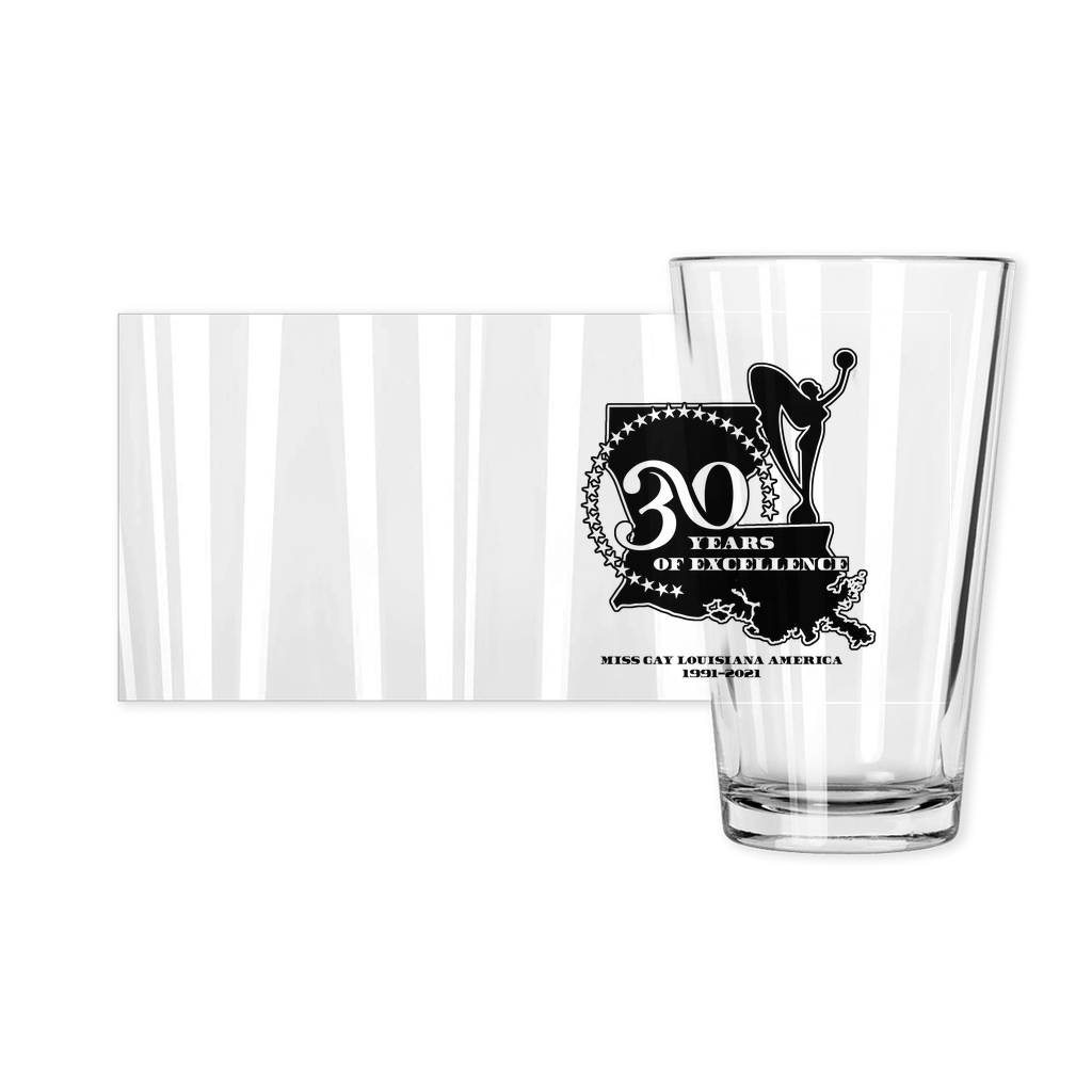 Lousiana America 30 Years of Excellence 20oz Glass