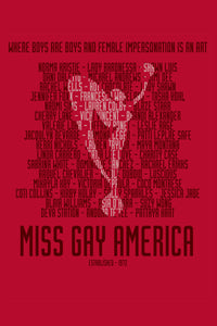 MGA Legacy in Red V Neck Supersoft Tee