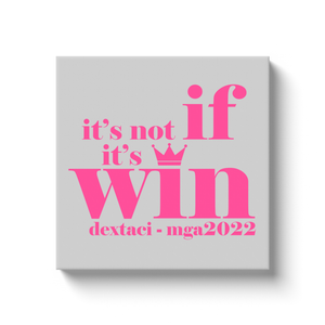 "If/Win" Office Canvas Print