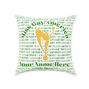 CUSTOMIZED Excellence Tree 2022 Holiday 16" Throw Pillow