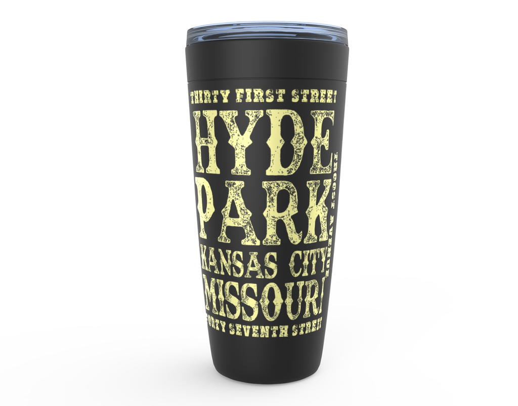 Hyde Park Block 20oz Tumbler in Black