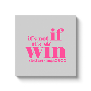 "If/Win" Office Canvas Print