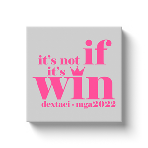 "If/Win" Office Canvas Print