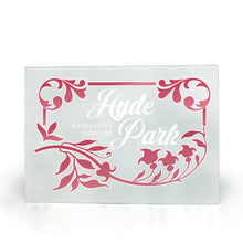 Load image into Gallery viewer, Hyde Park Revival in Red Glass Charcuterie Board
